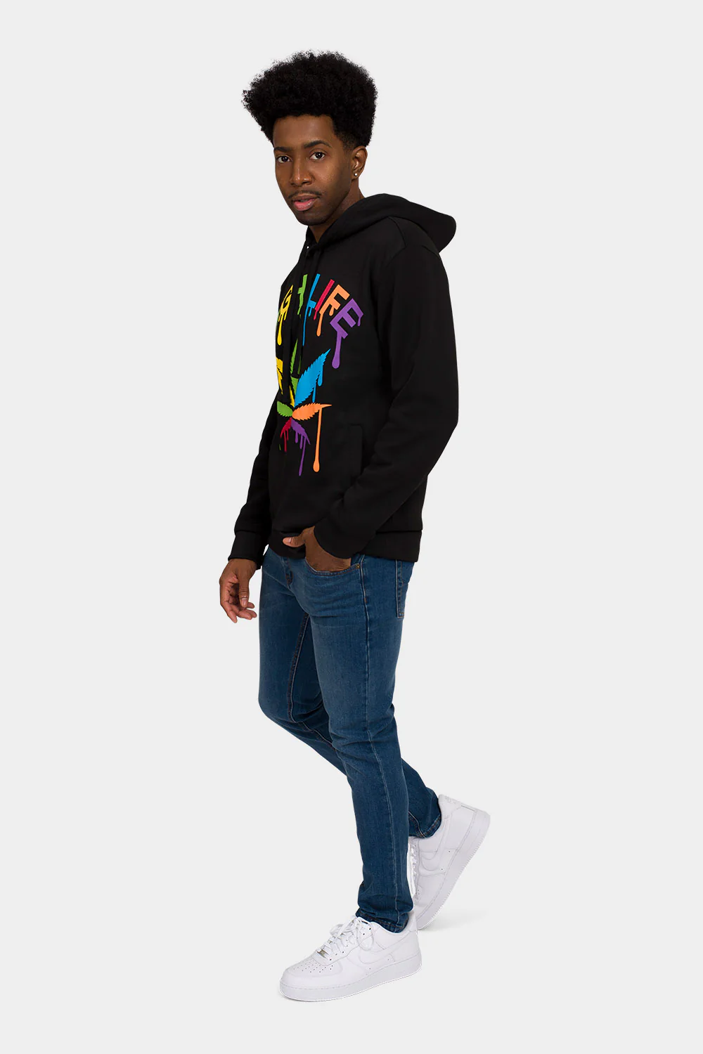 High Life Fleece Hoodie - Image 6