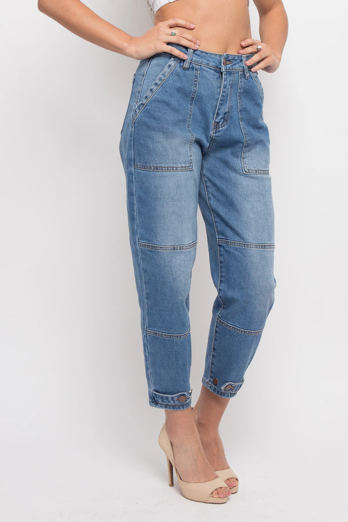 High Rise Slouchy Jeans - Image 4