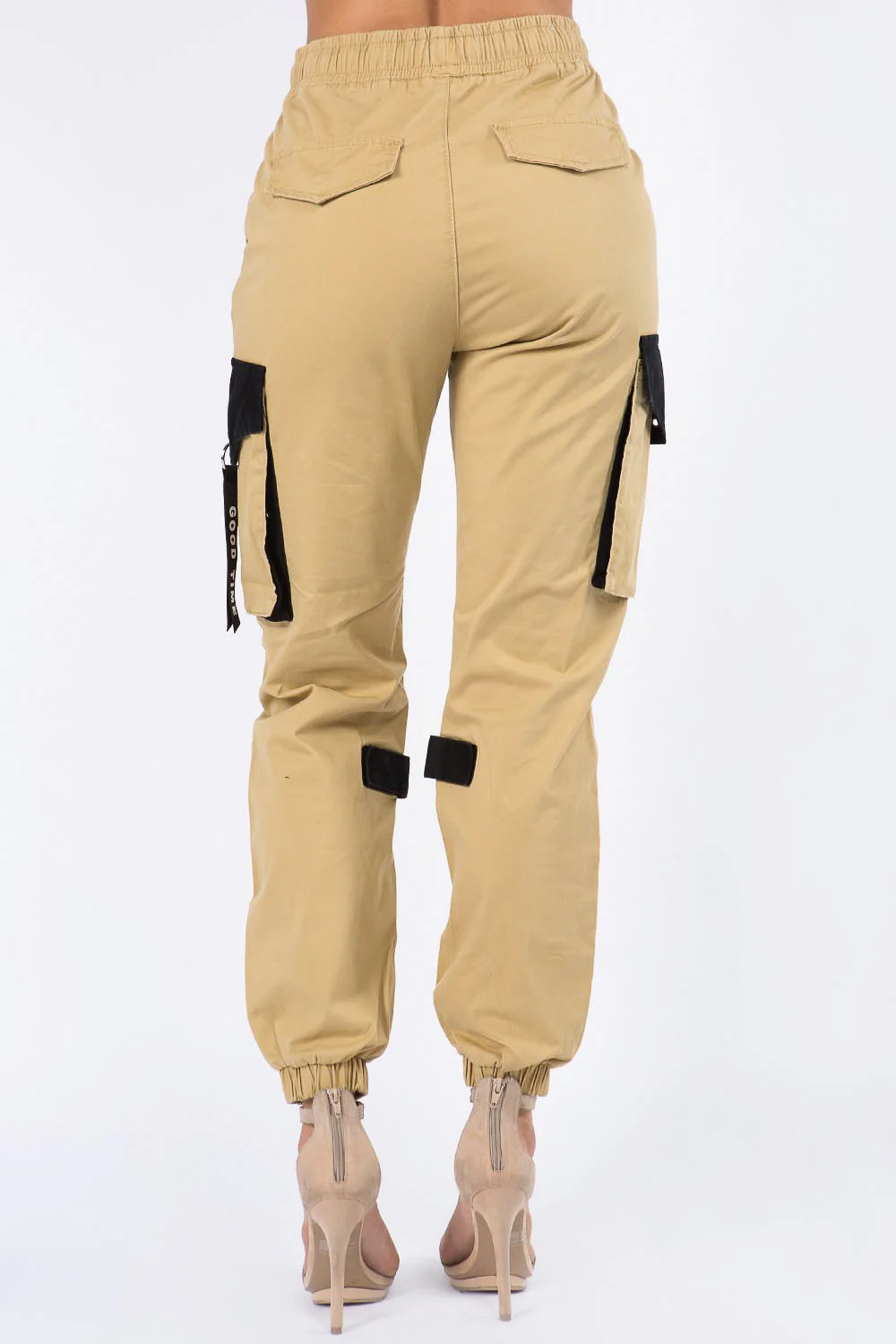 High Waist Utility Cargo Joggers - Image 13