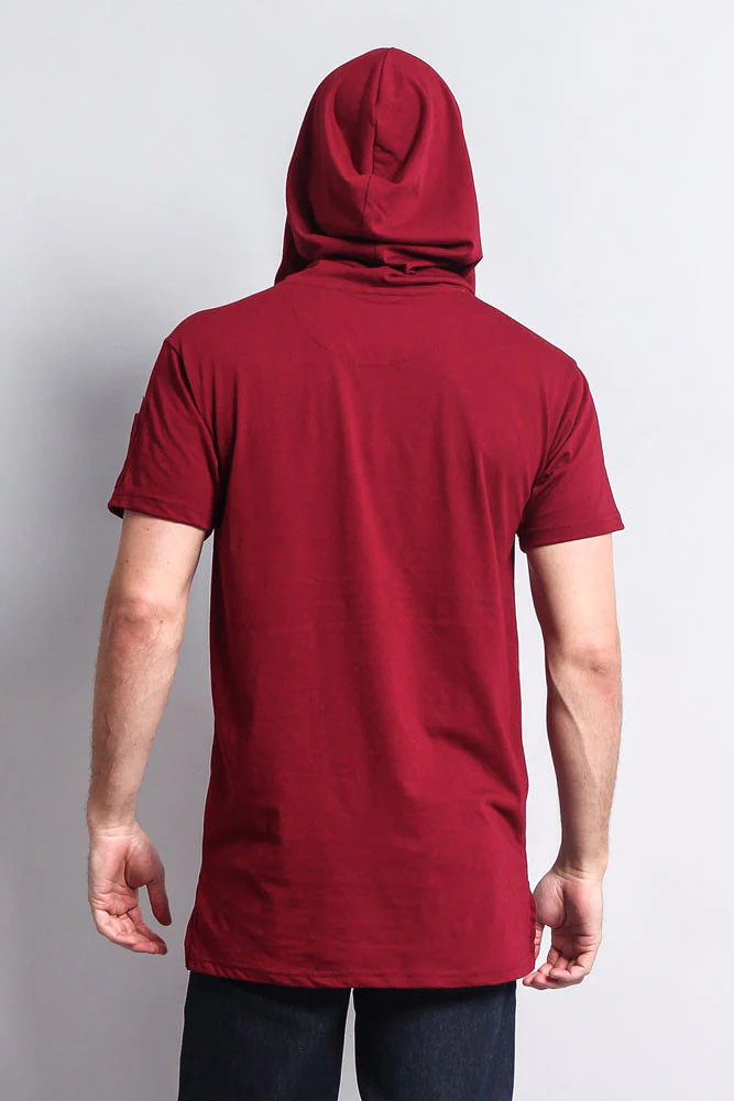 Hooded MA-1 Bomber Flight Style T-Shirt - Image 16