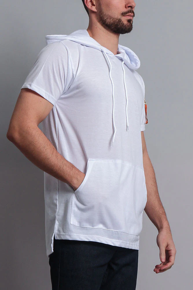 Hooded MA-1 Bomber Flight Style T-Shirt - Image 36