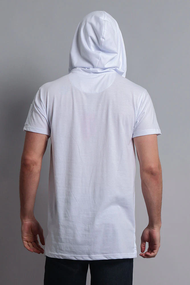 Hooded MA-1 Bomber Flight Style T-Shirt - Image 39