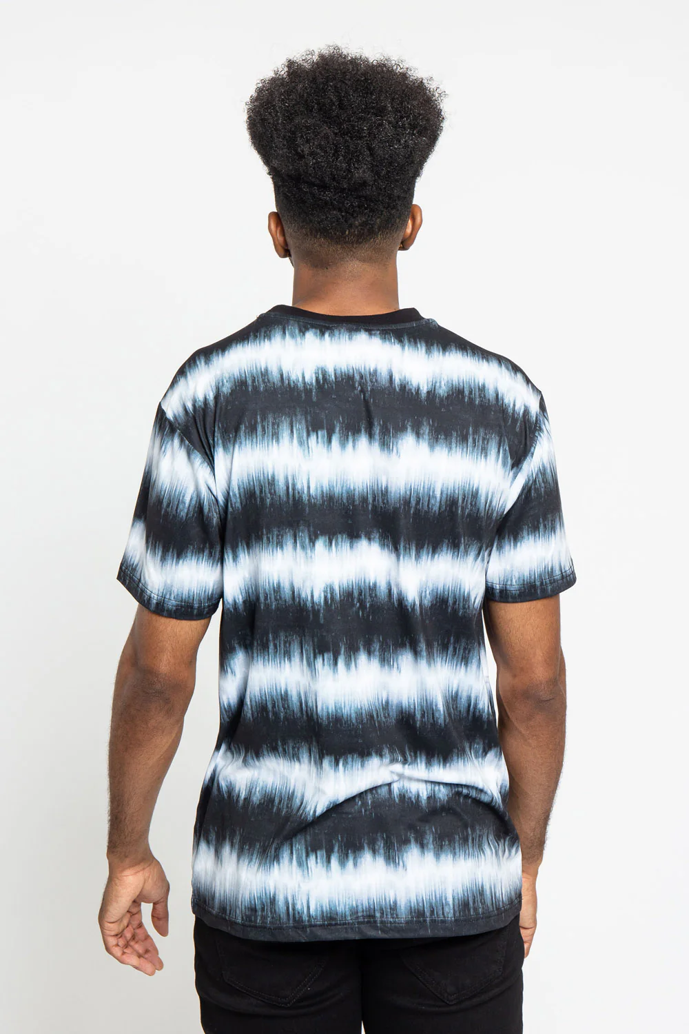 Horizontal Stripe Dyed Tiger T-Shirt - Image 3