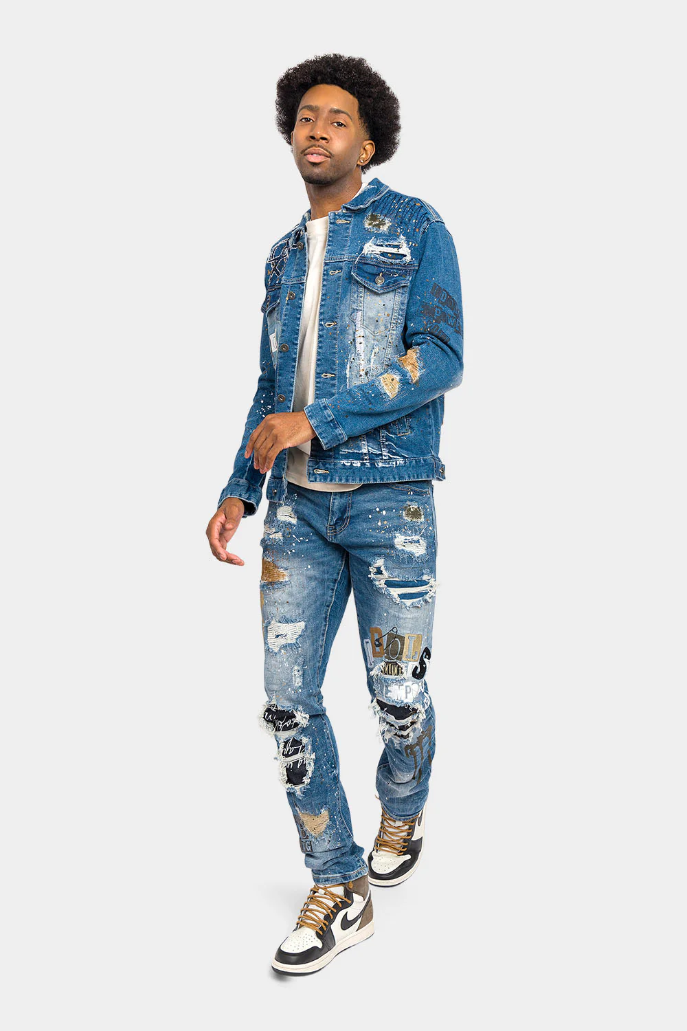 Idols Punk Denim Jacket - Image 5