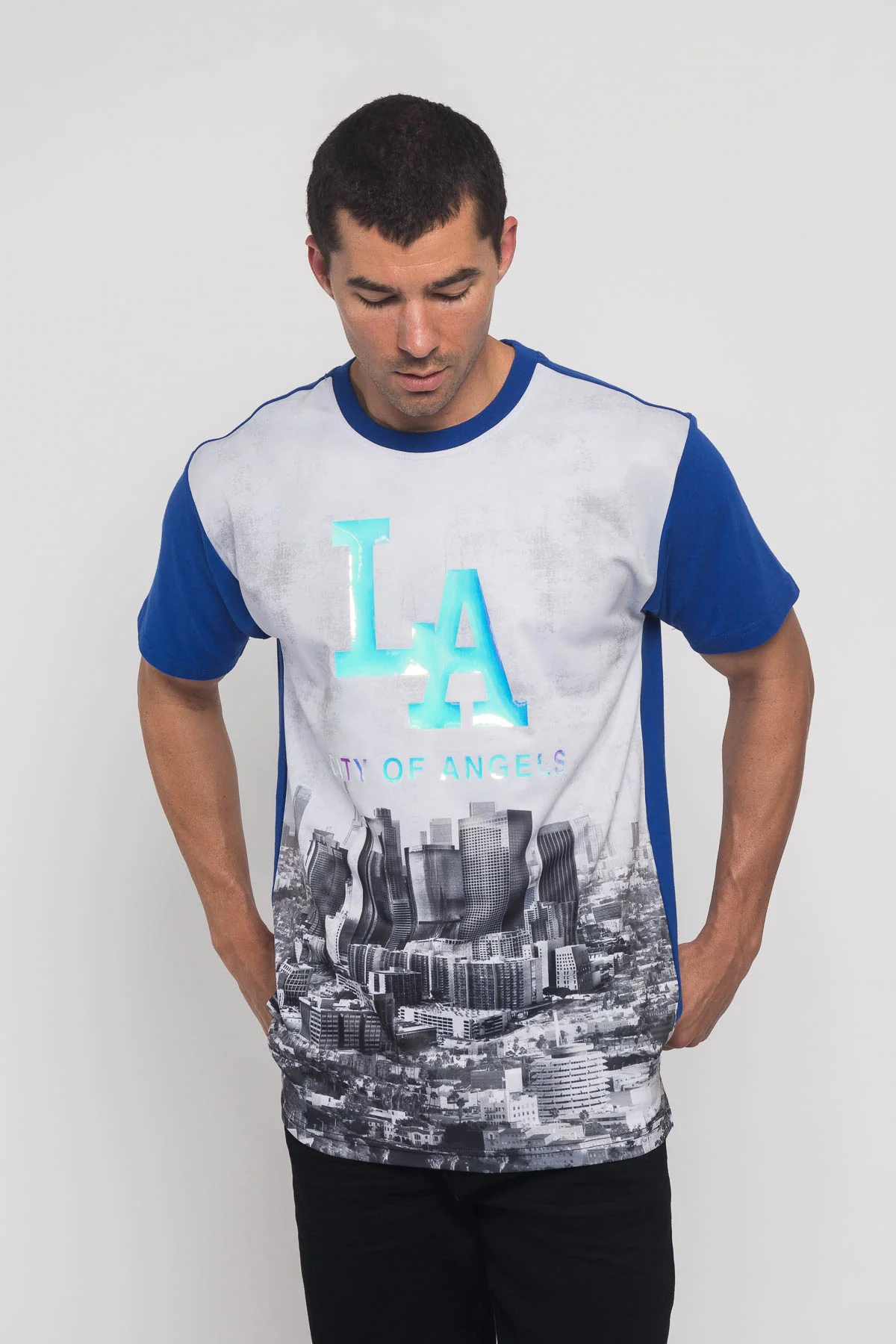 Iridescent Los Angeles City T-Shirt - Image 12