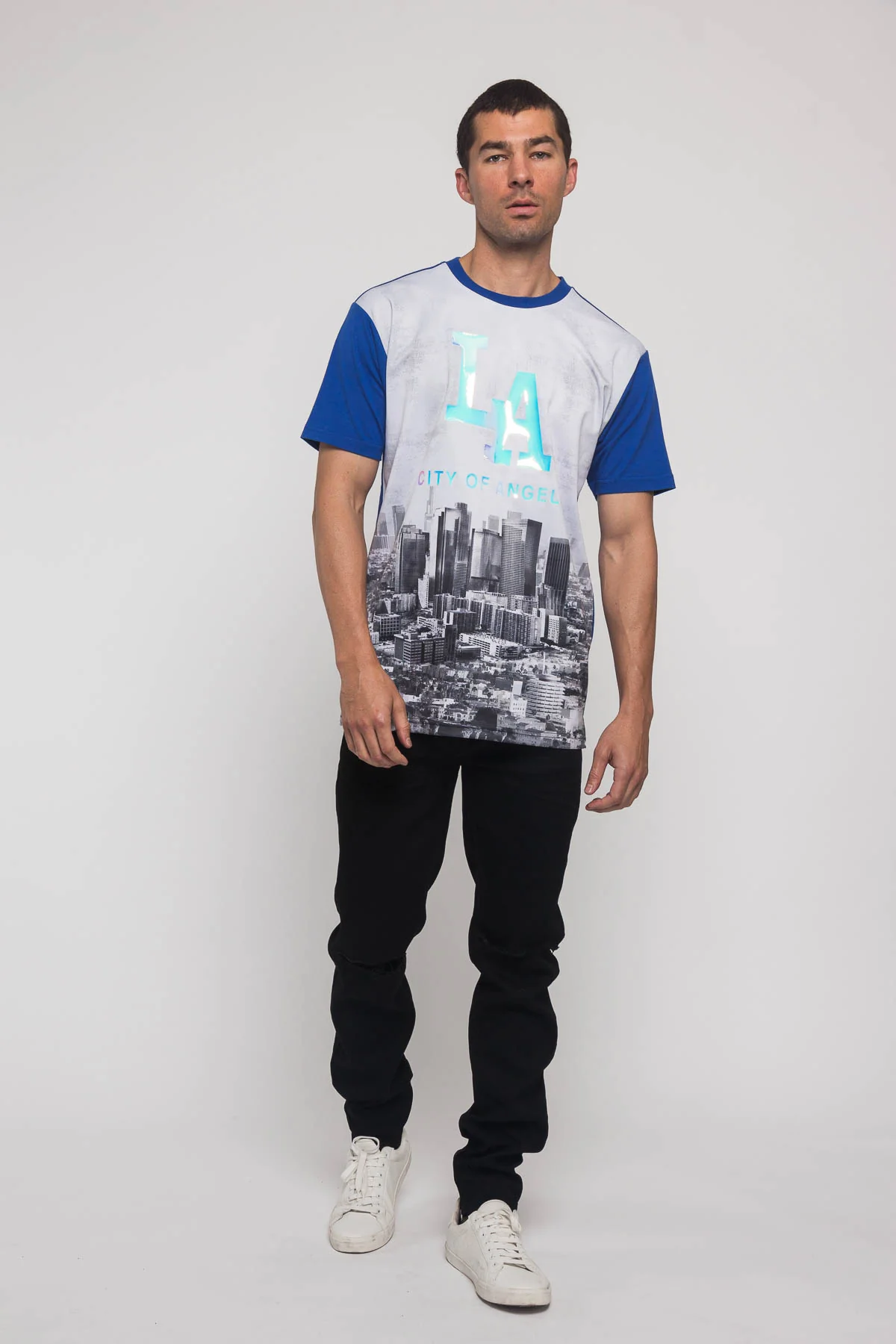 Iridescent Los Angeles City T-Shirt - Image 17