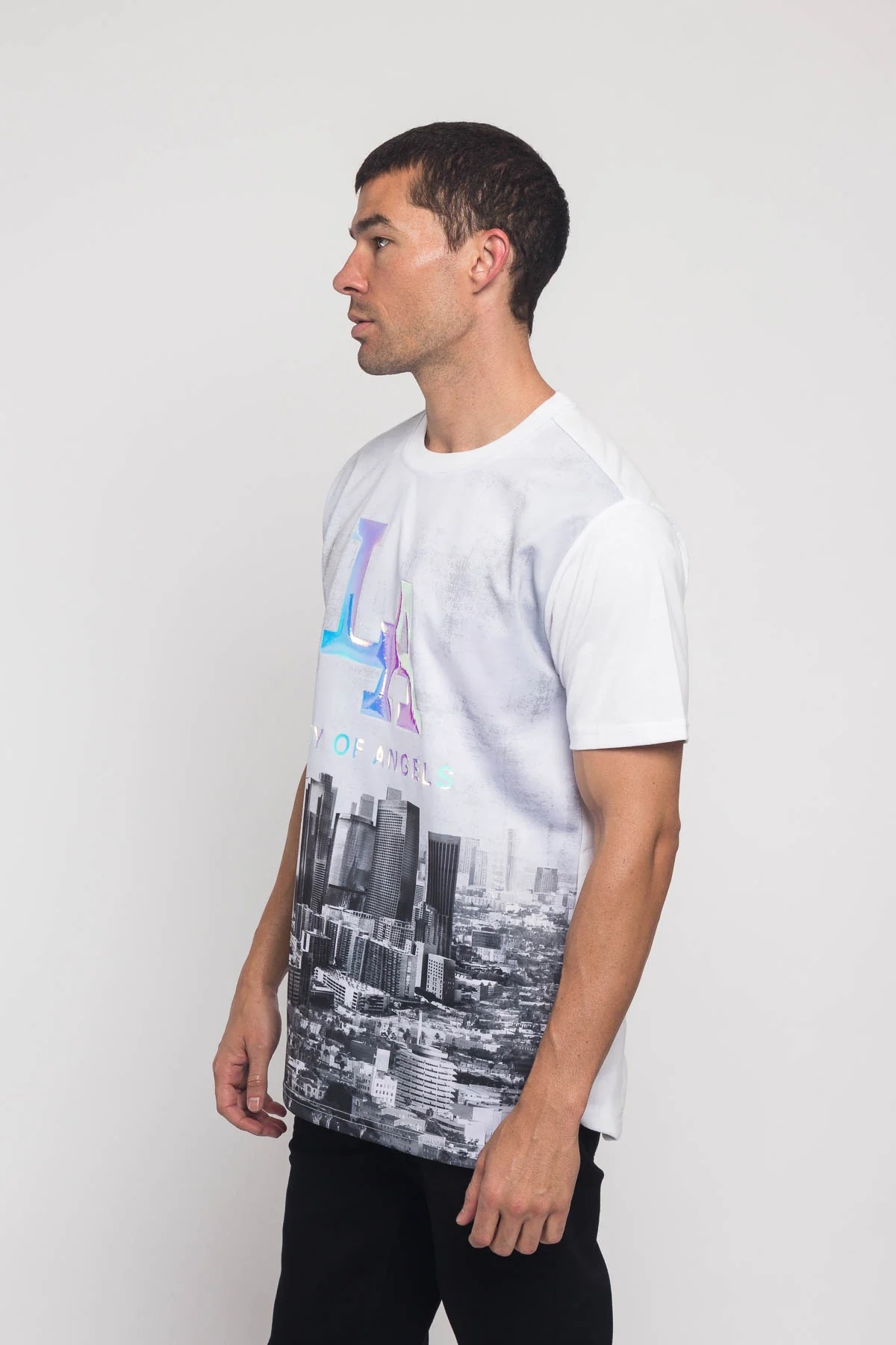 Iridescent Los Angeles City T-Shirt - Image 2