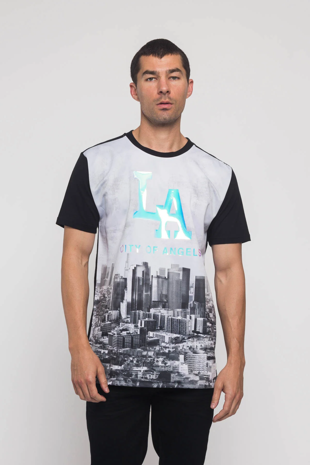 Iridescent Los Angeles City T-Shirt - Image 6