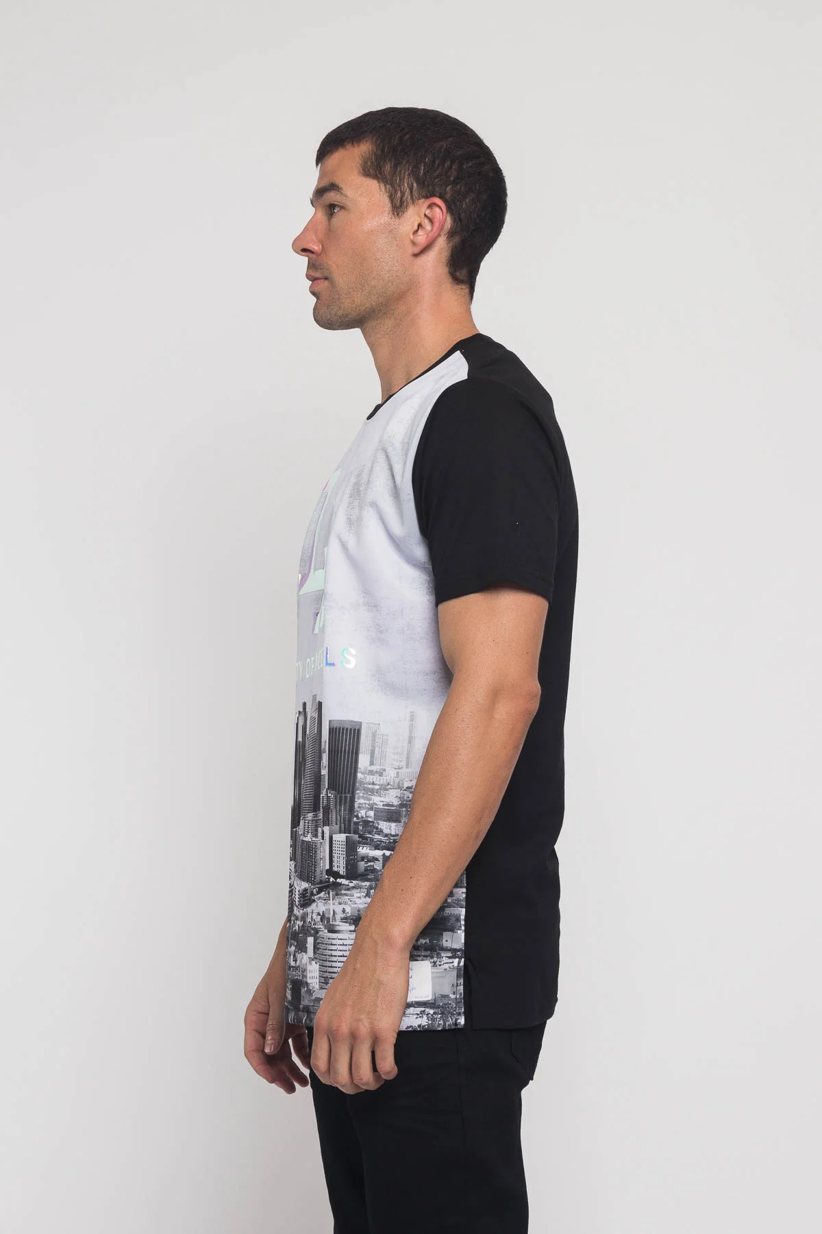 Iridescent Los Angeles City T-Shirt - Image 7