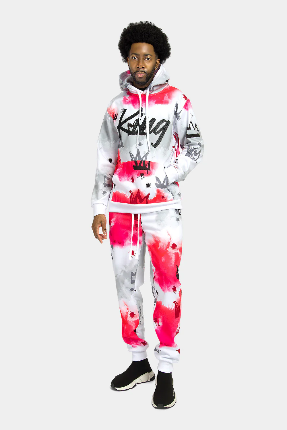 King Tie Dye Fleece Set - Image 11