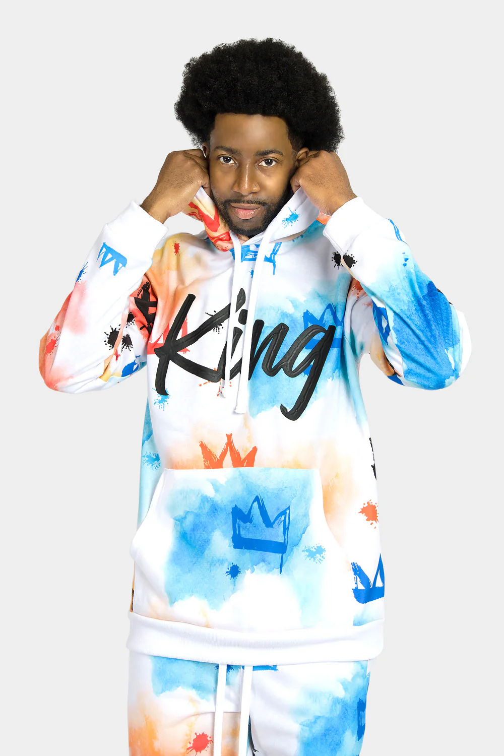 King Tie Dye Fleece Set - Image 5
