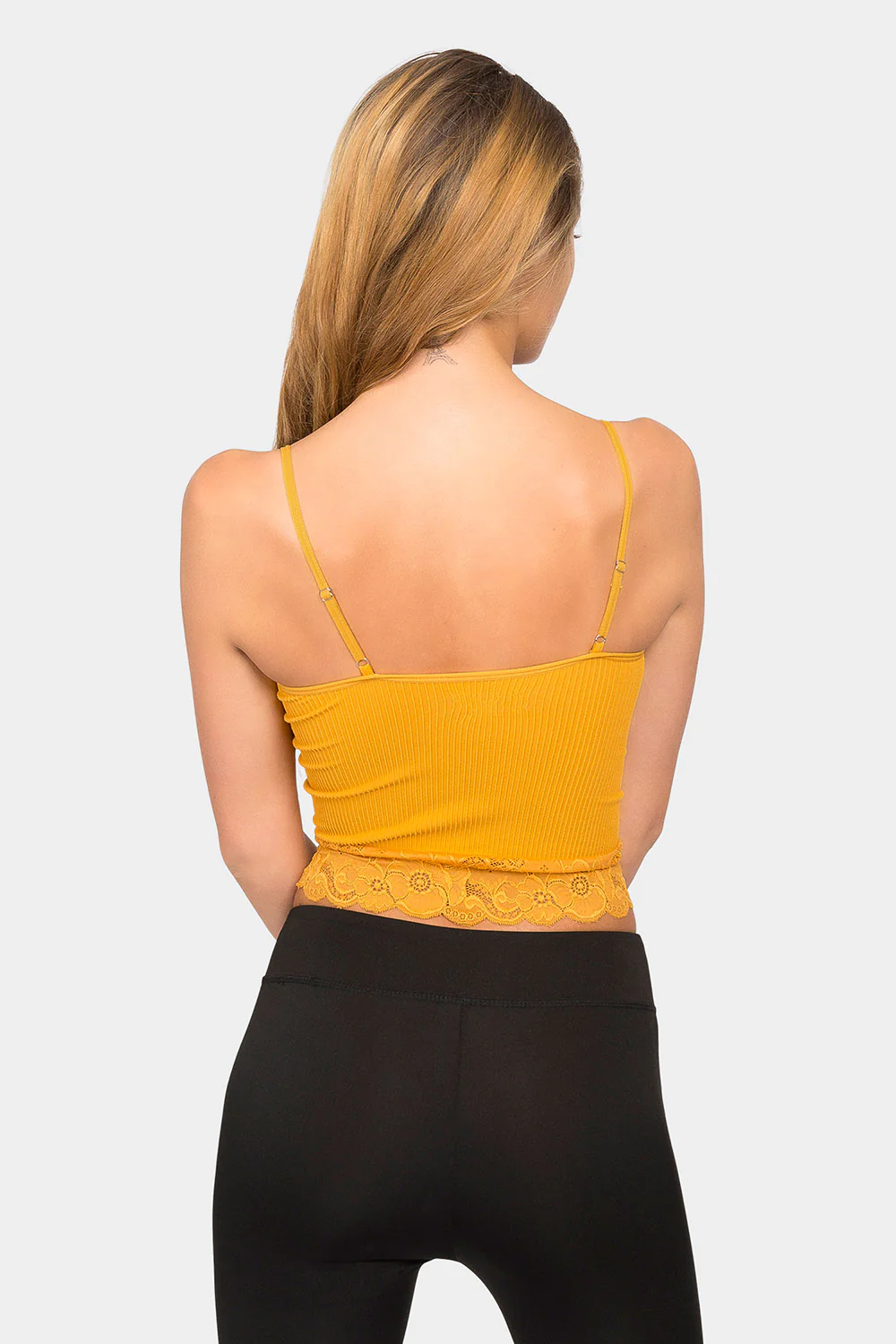 Lace Detail Seamless Cami Top - Image 33