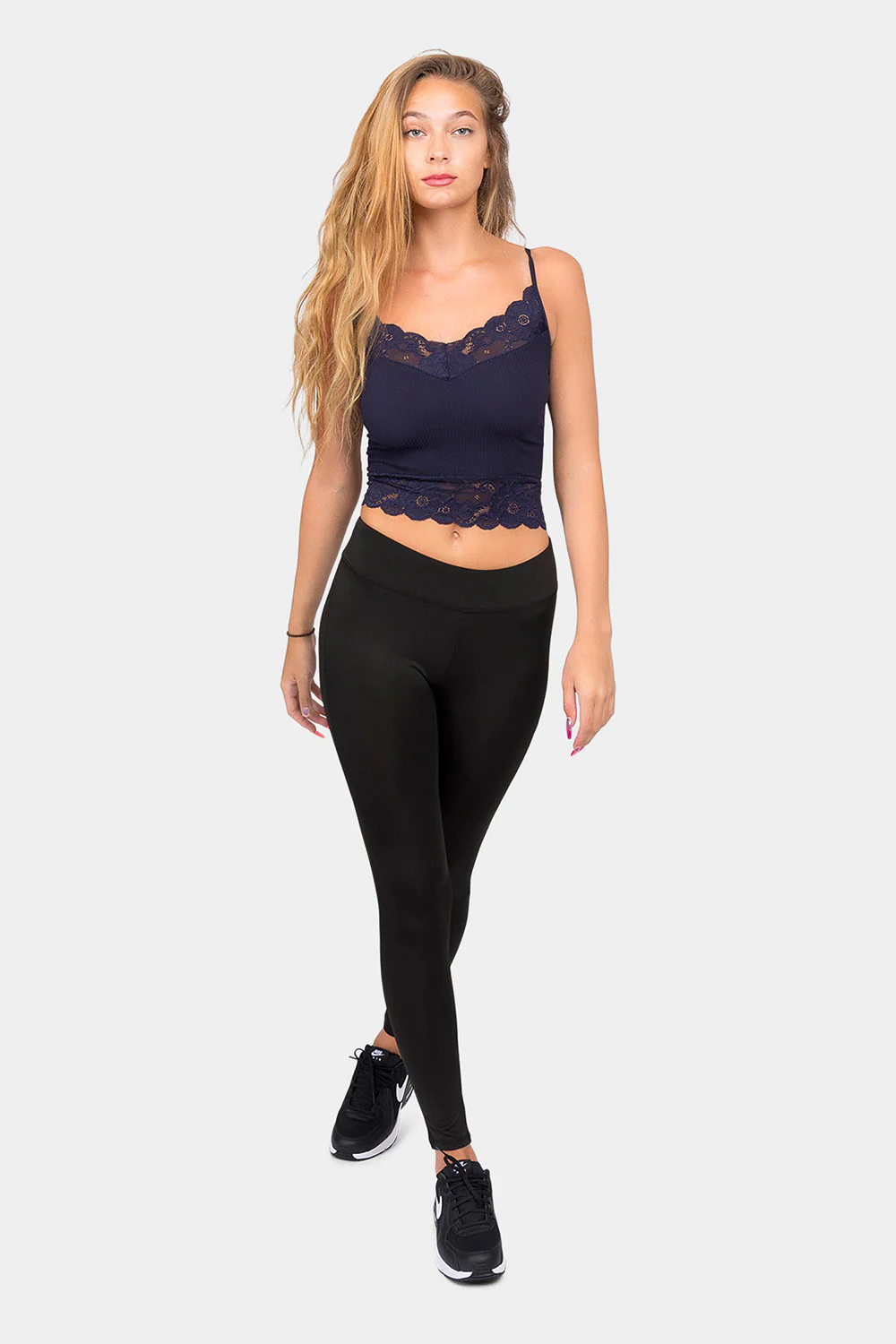 Lace Detail Seamless Cami Top - Image 41
