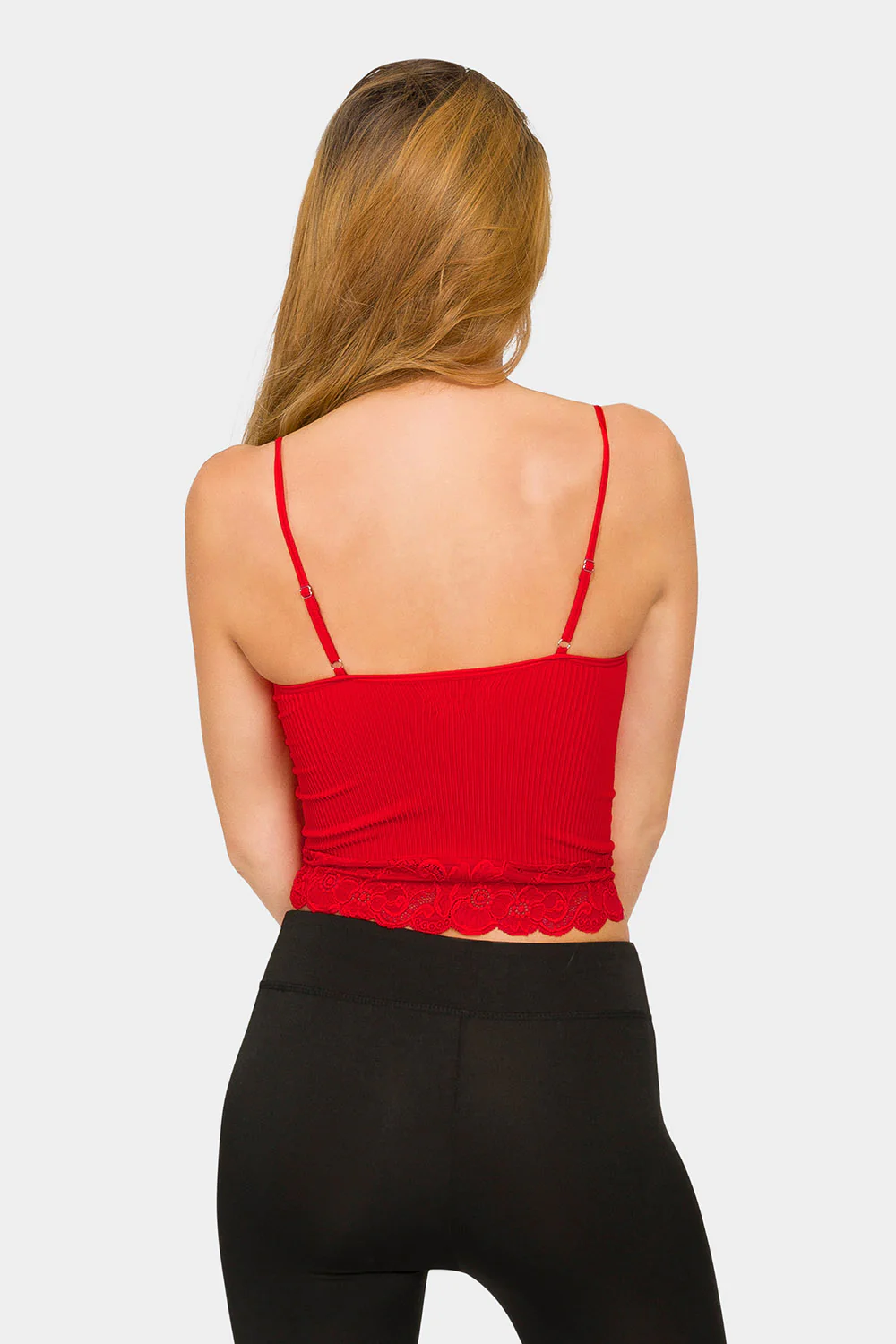 Lace Detail Seamless Cami Top - Image 51