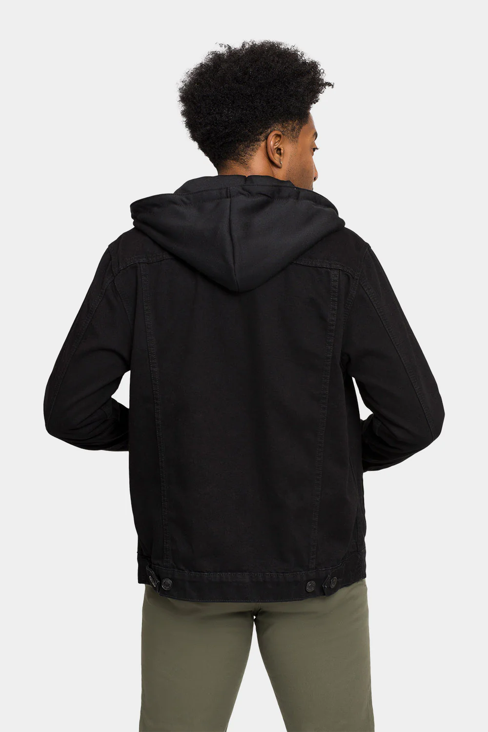 Layered Hooded Denim Jacket - Image 28