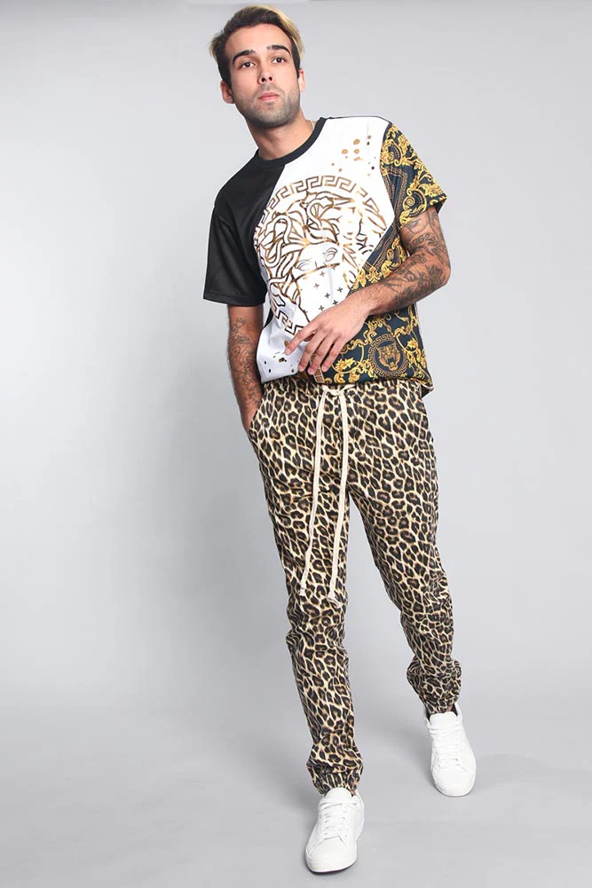 Leopard Print Joggers - Image 6