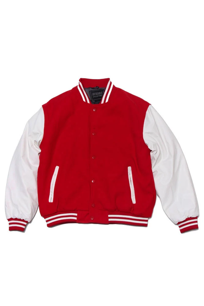 Men's Essential Letterman Varsity Jacket - Image 14