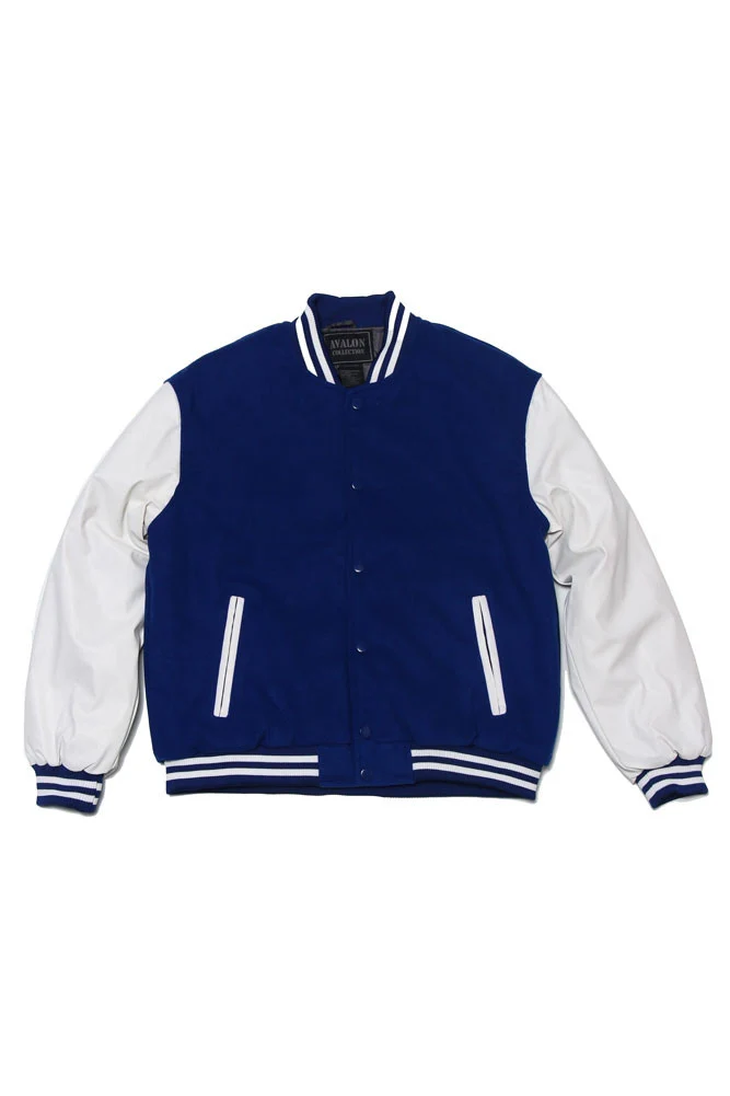 Men's Essential Letterman Varsity Jacket - Image 6