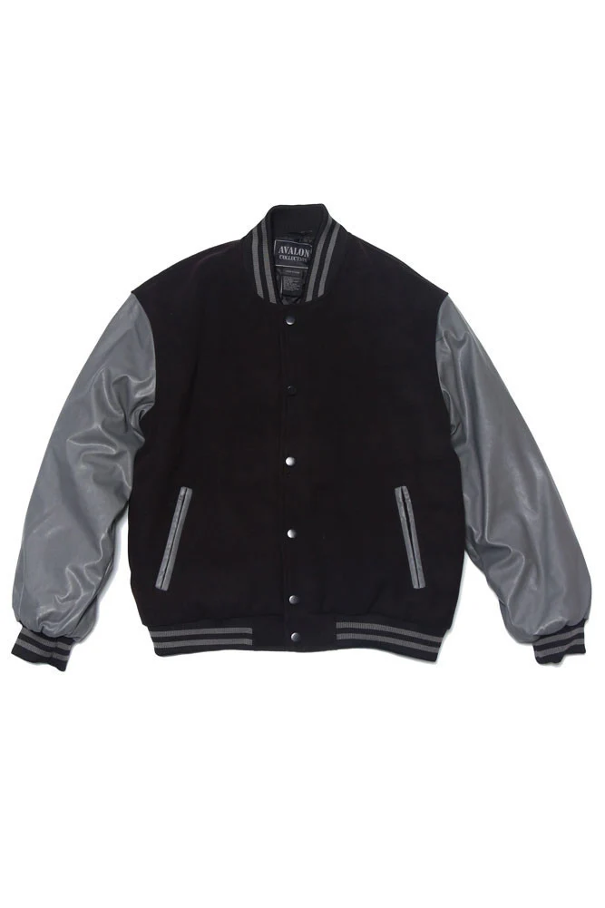 Men's Essential Letterman Varsity Jacket - Image 9
