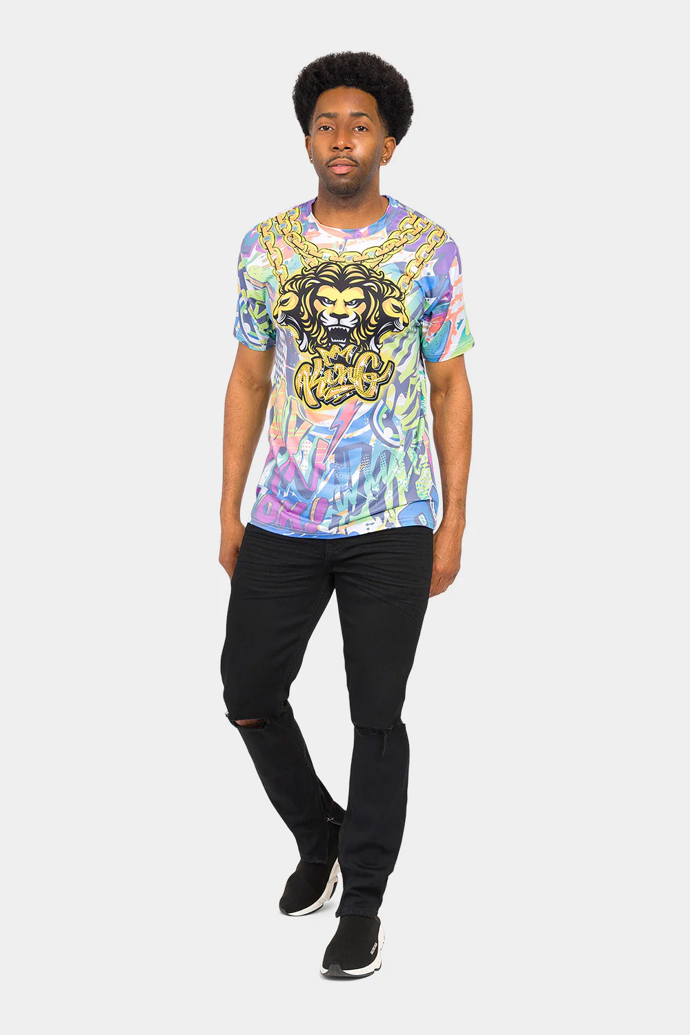 Lion King Gold Chain T-Shirt - Image 10