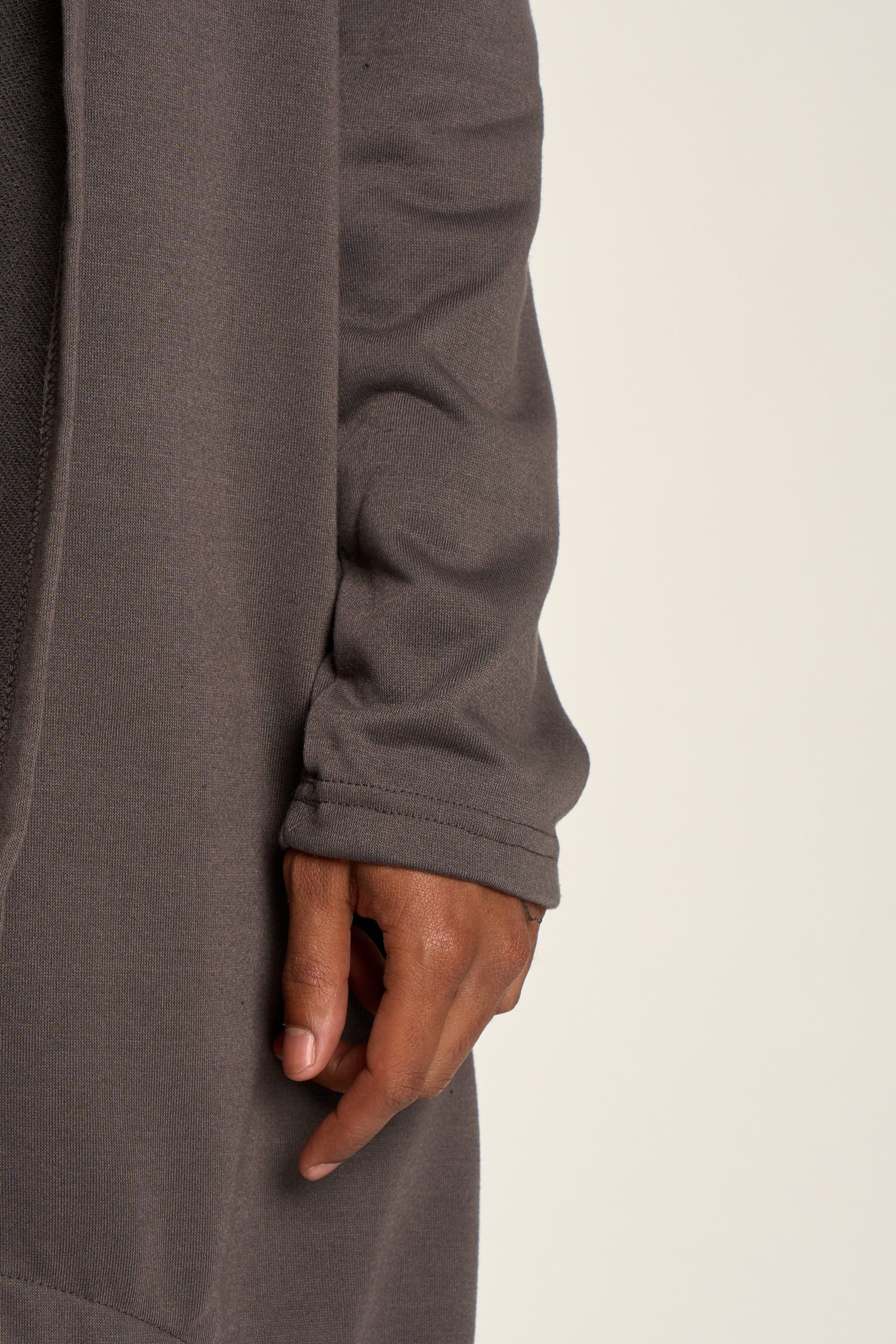 Long Length Drape Cape Cardigan Hoodie - Image 21