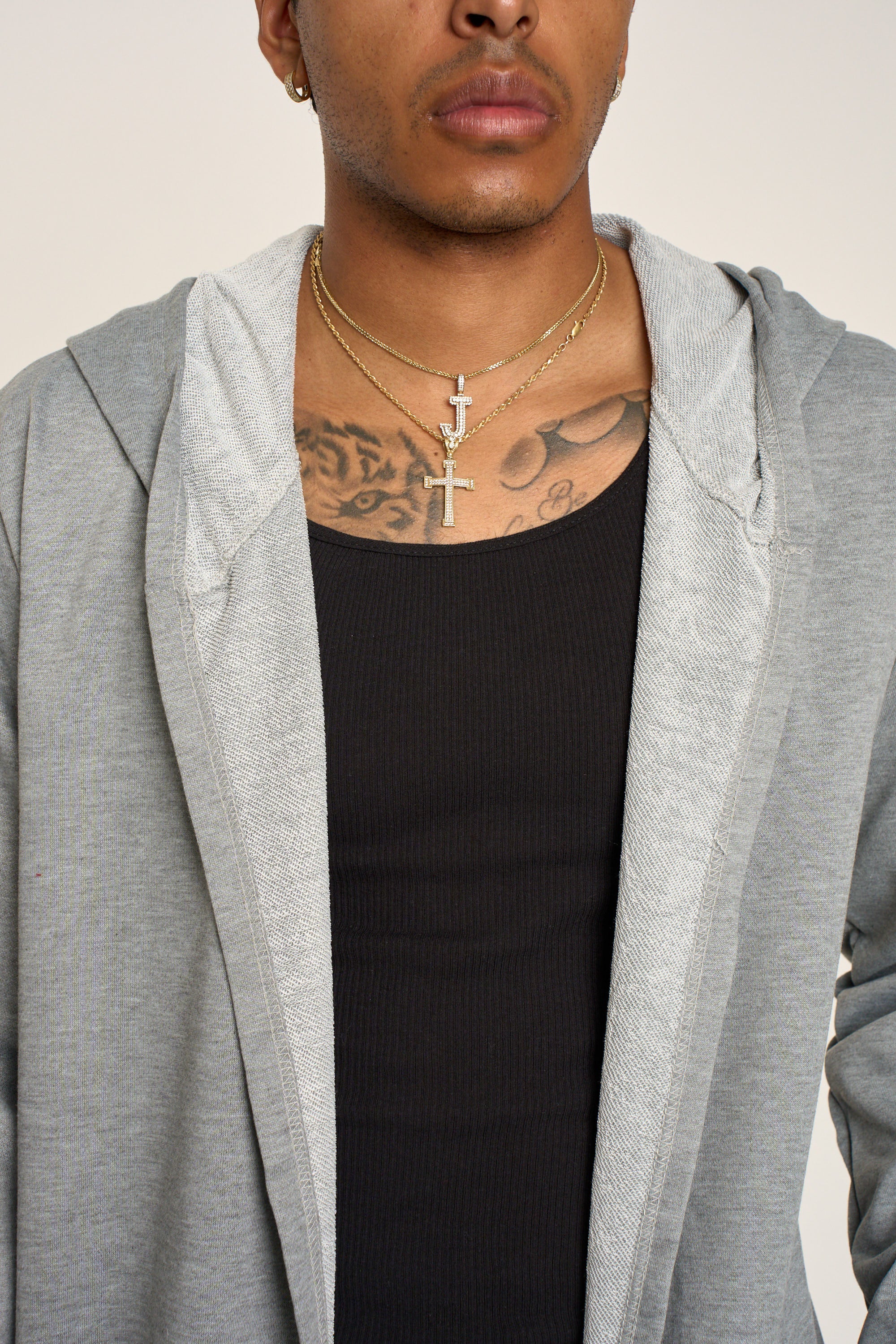 Long Length Drape Cape Cardigan Hoodie - Image 36