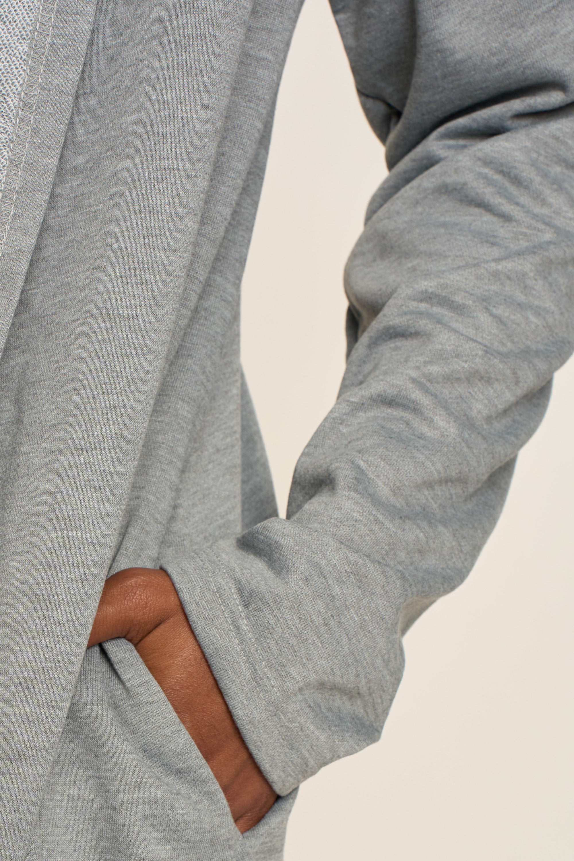 Long Length Drape Cape Cardigan Hoodie - Image 39