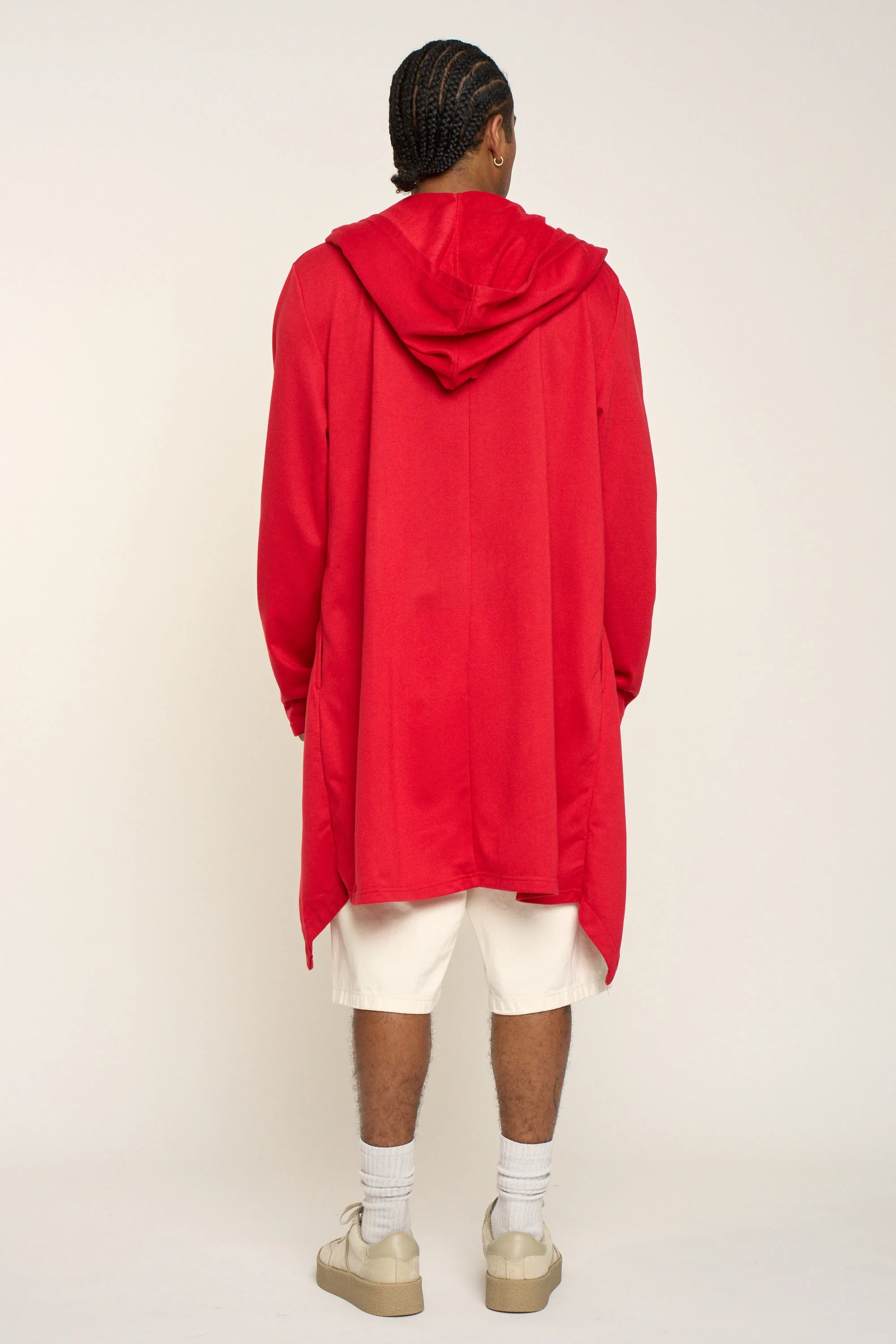 Long Length Drape Cape Cardigan Hoodie - Image 54