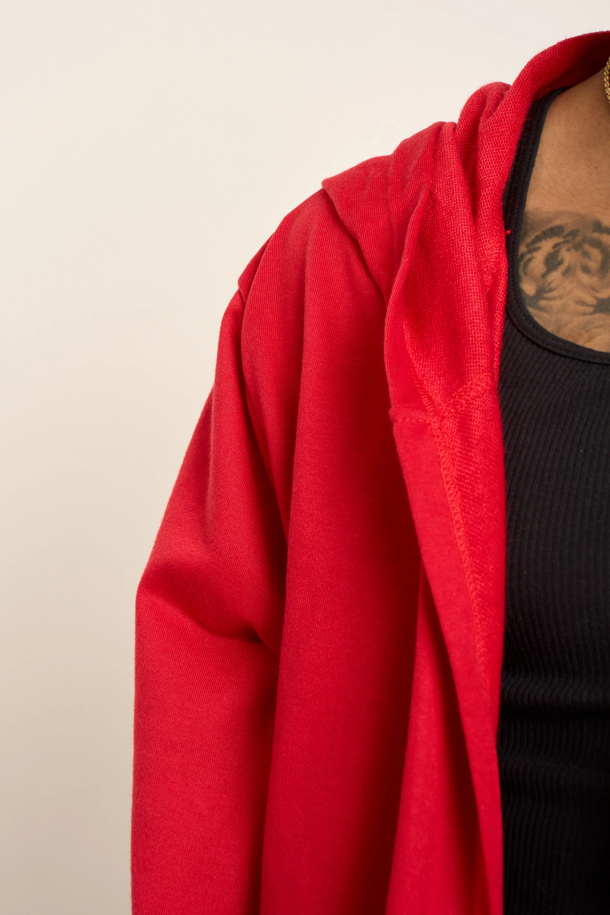 Long Length Drape Cape Cardigan Hoodie - Image 56