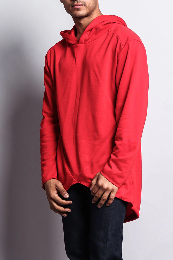 Long Length Fishtail Pullover Hoodie - Image 14