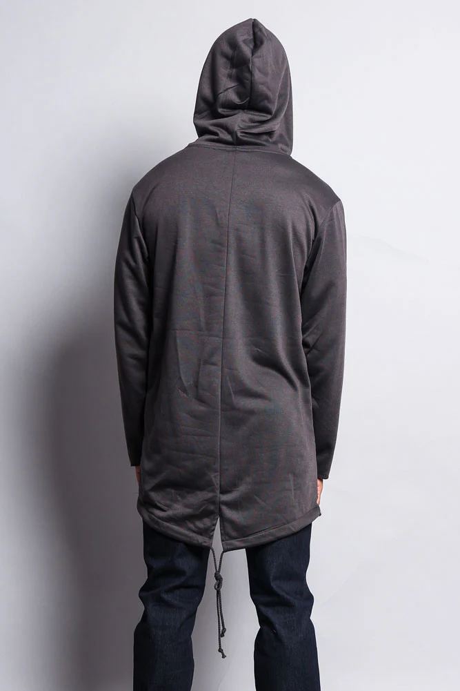 Long Length Fishtail Pullover Hoodie - Image 16