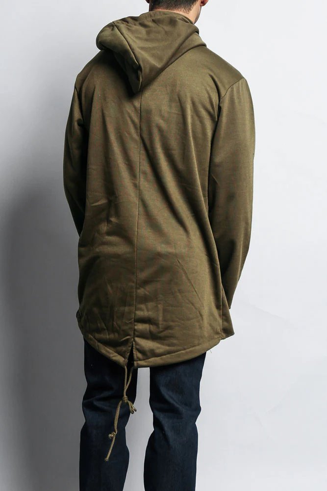 Long Length Fishtail Pullover Hoodie - Image 20