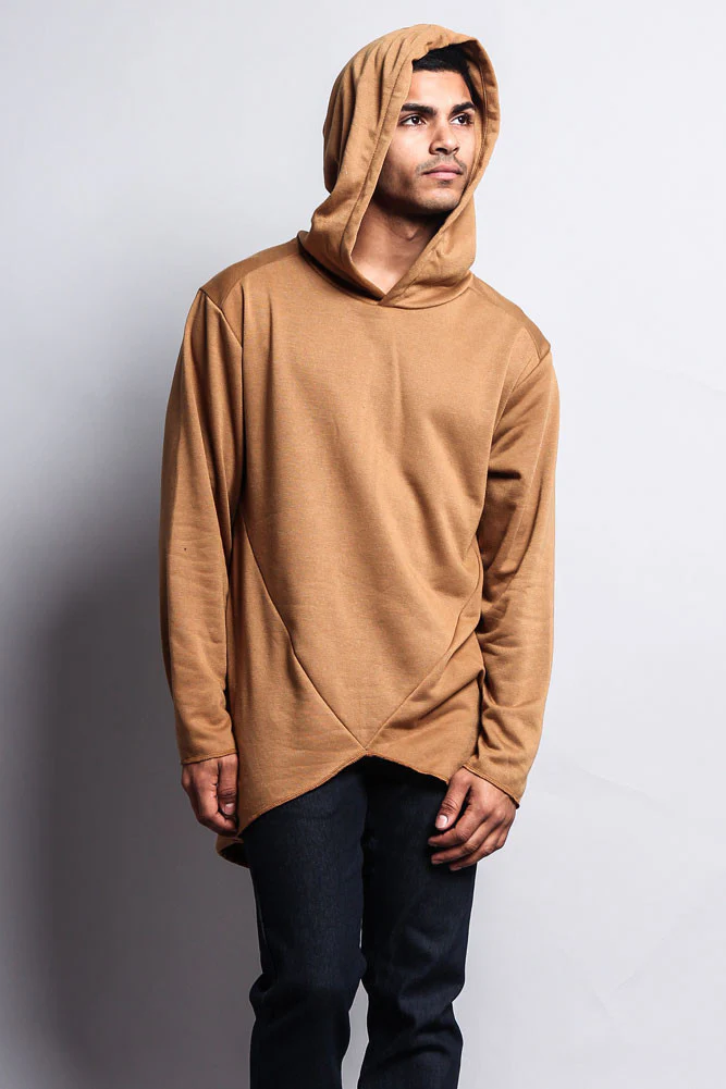 Long Length Fishtail Pullover Hoodie - Image 38