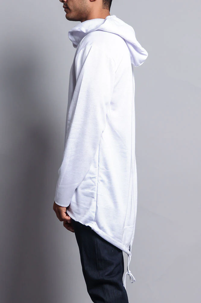 Long Length Fishtail Pullover Hoodie - Image 46