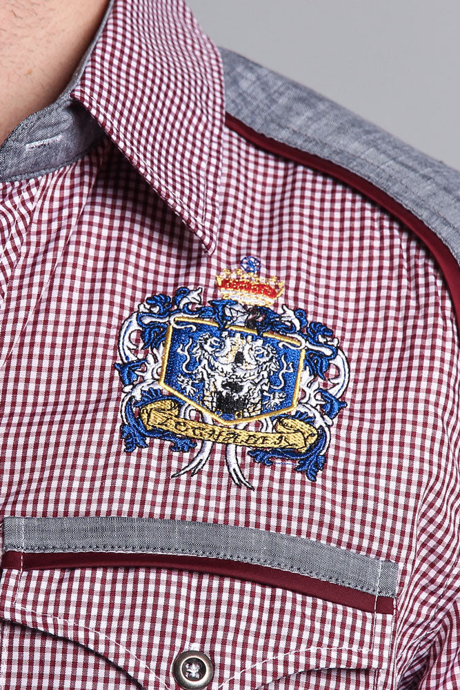 Long Sleeve Checkered Button Up Shirt - Image 12