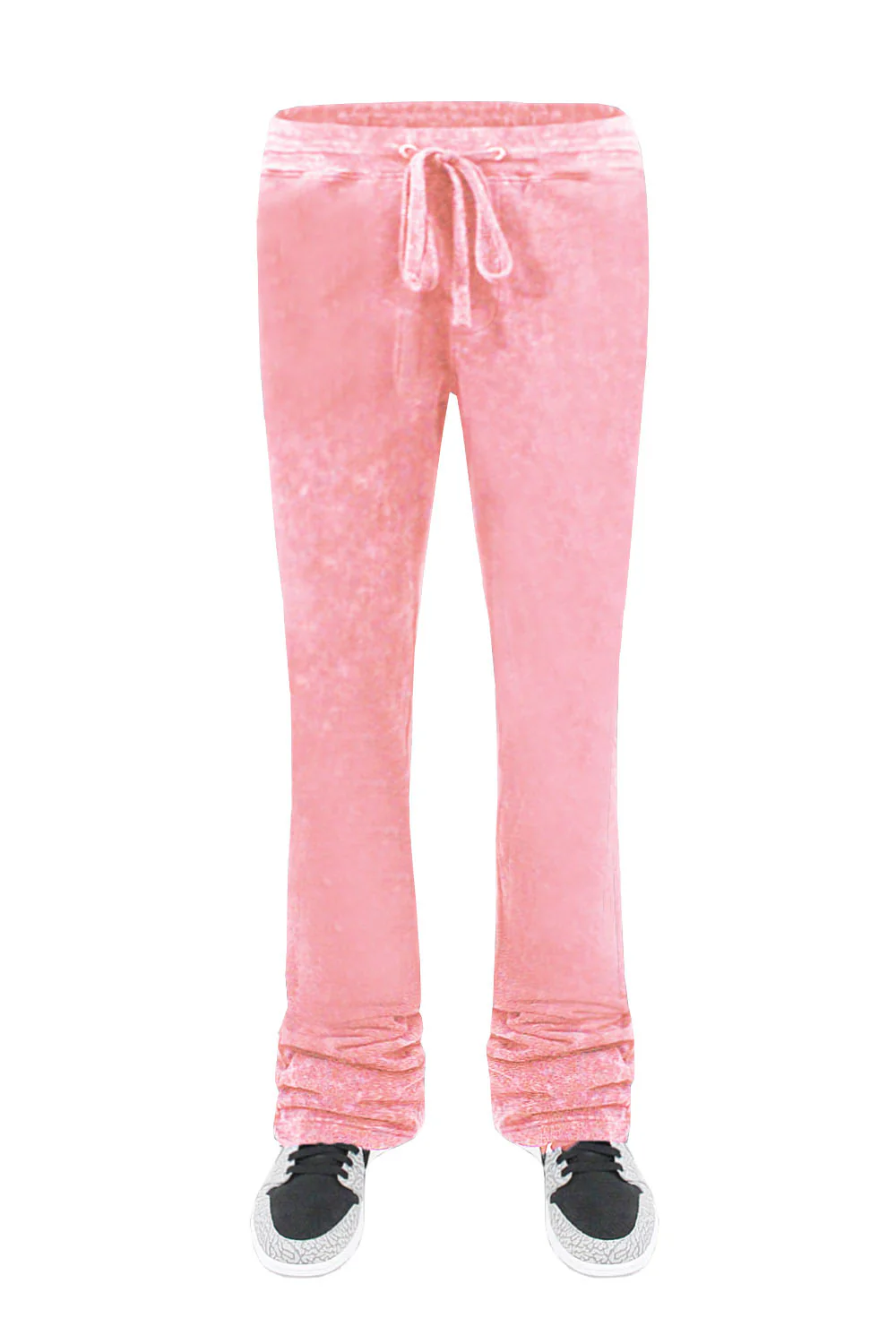 Men's Acid Washed Stacked Fleece Sweat Pants - Image 13