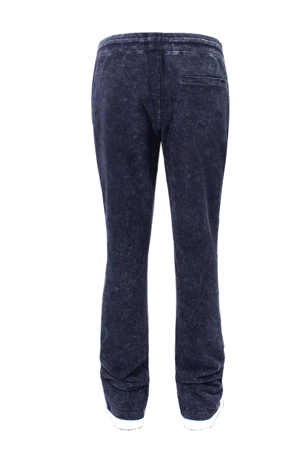 Men's Acid Washed Stacked Fleece Sweat Pants - Image 3