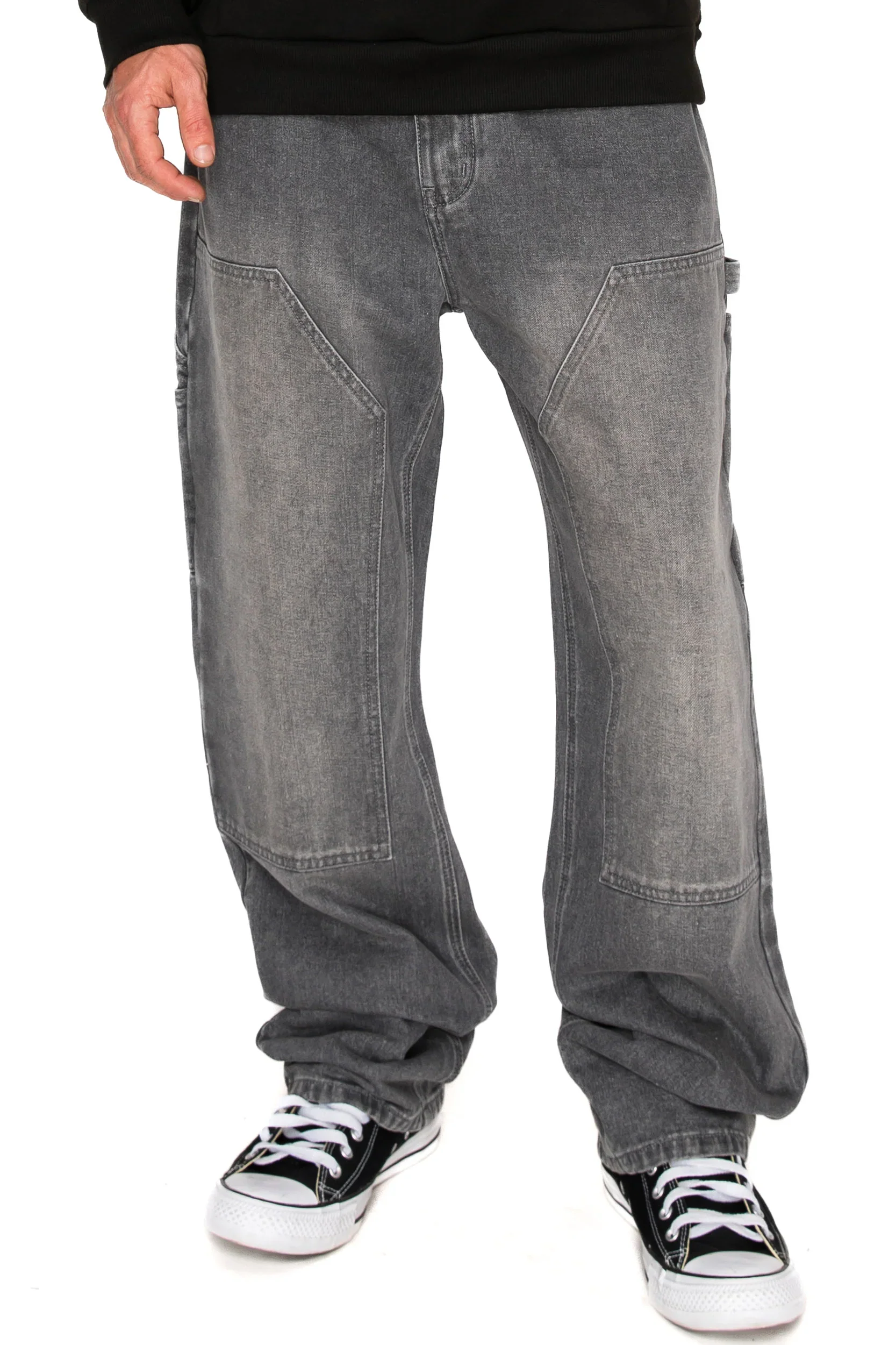 Men's Baggy Fit Carpenter Denim Jeans - Image 6
