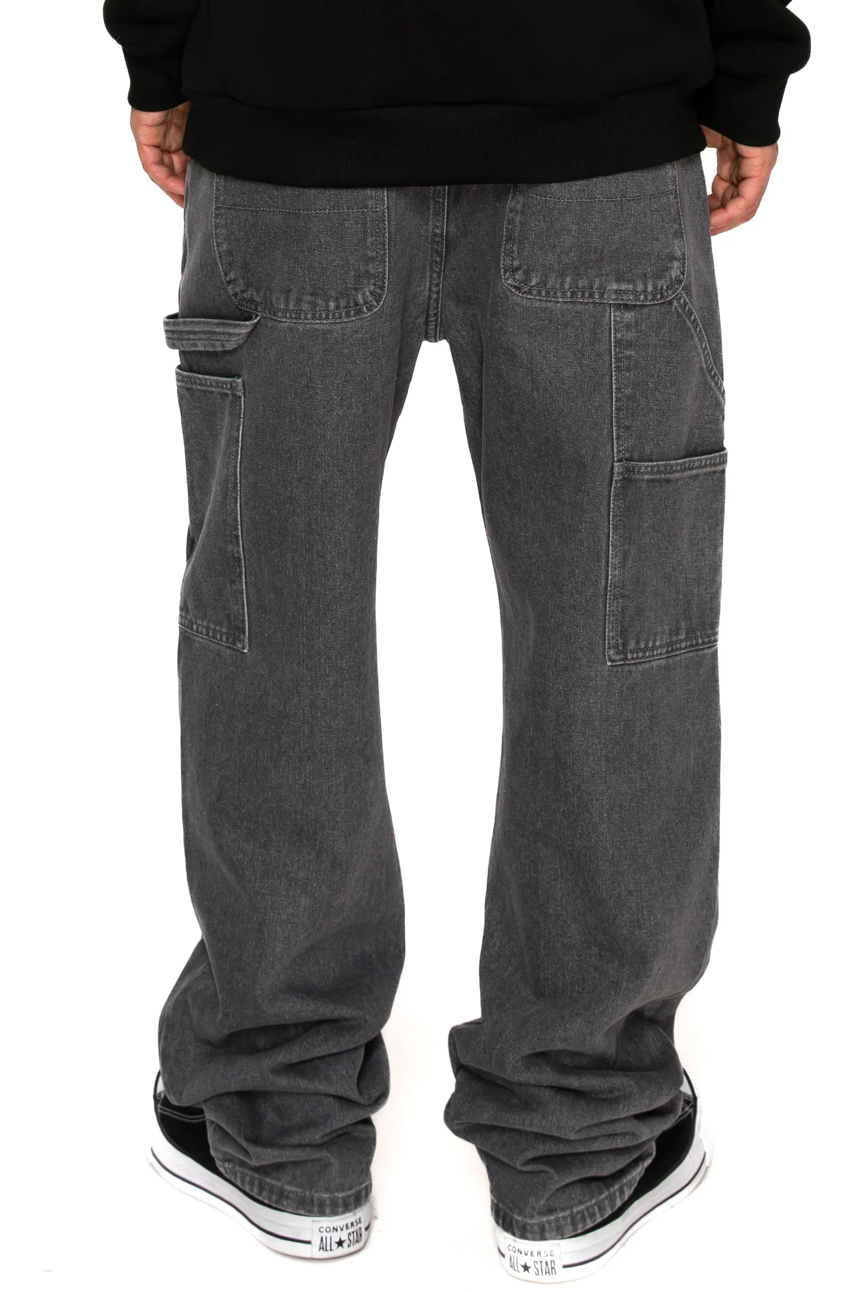 Men's Baggy Fit Carpenter Denim Jeans - Image 8
