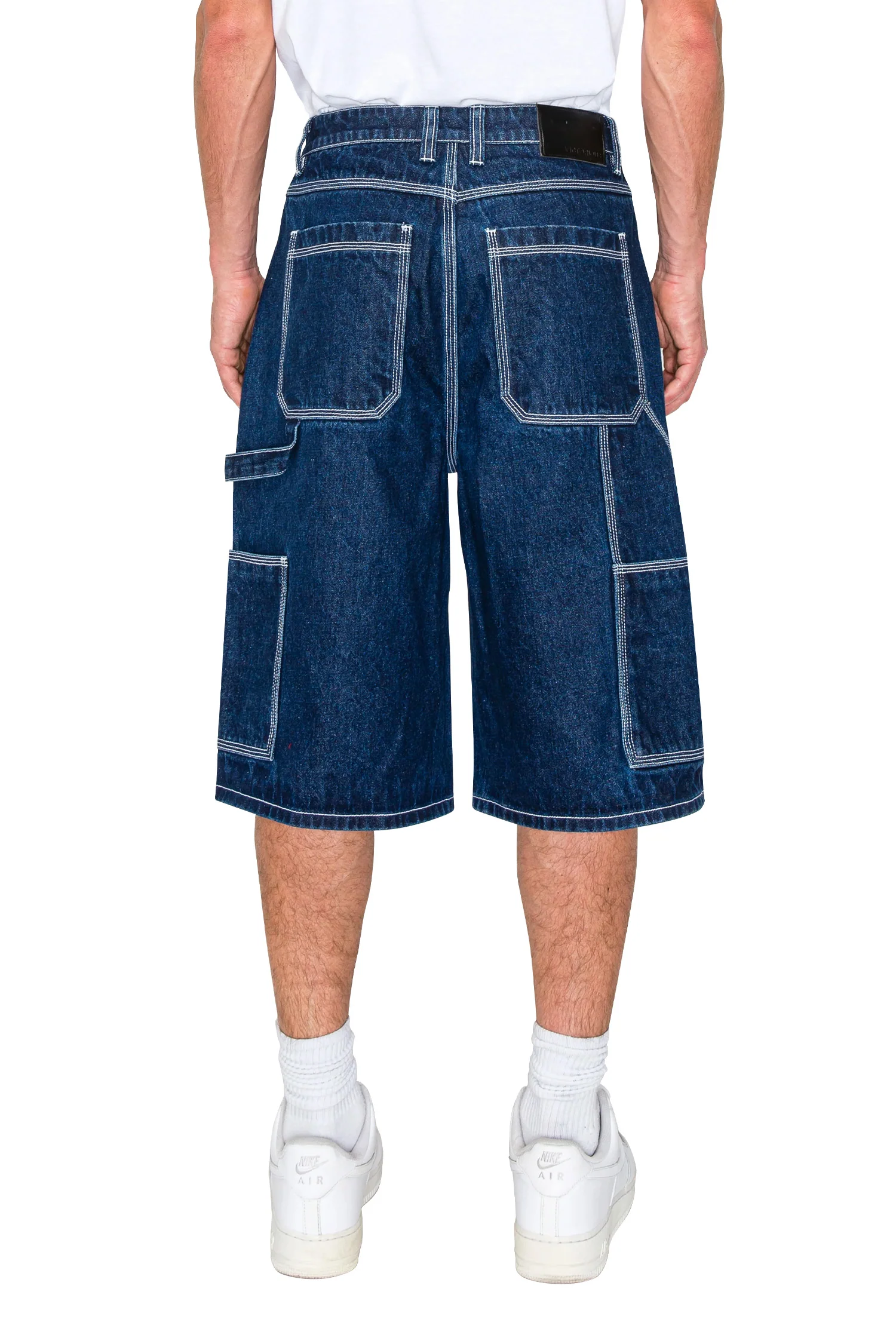 Men's Baggy Fit Carpenter Denim Shorts - Image 5