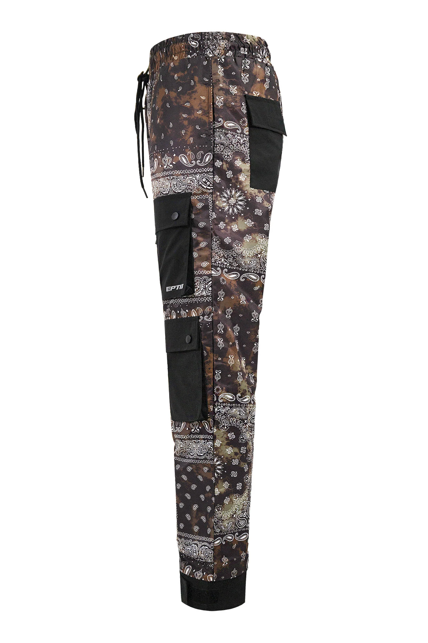 Men's Bandana Print Hyper Cargo Jogger Pants - Image 15