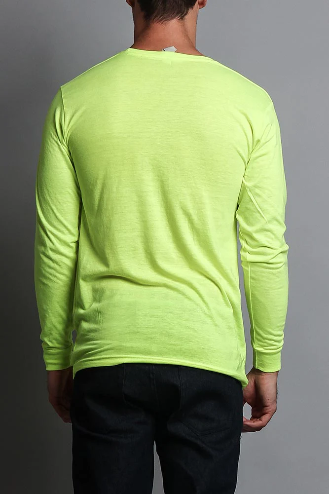 Men's Basic Light Weight Long Sleeve T-Shirt - Image 23