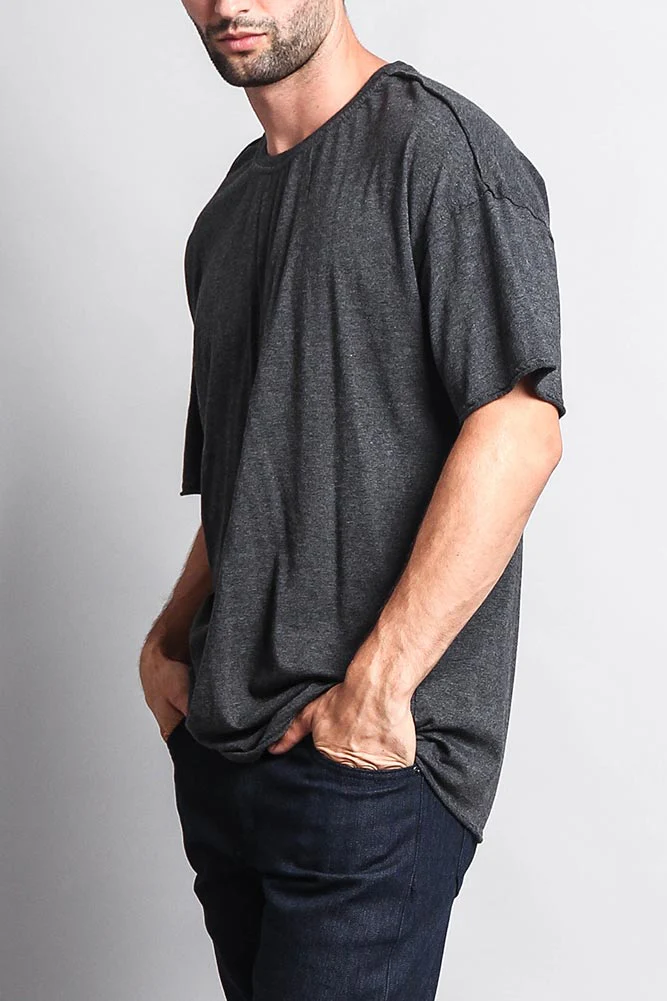 Men's Basic Over Sized T-Shirt - Image 12