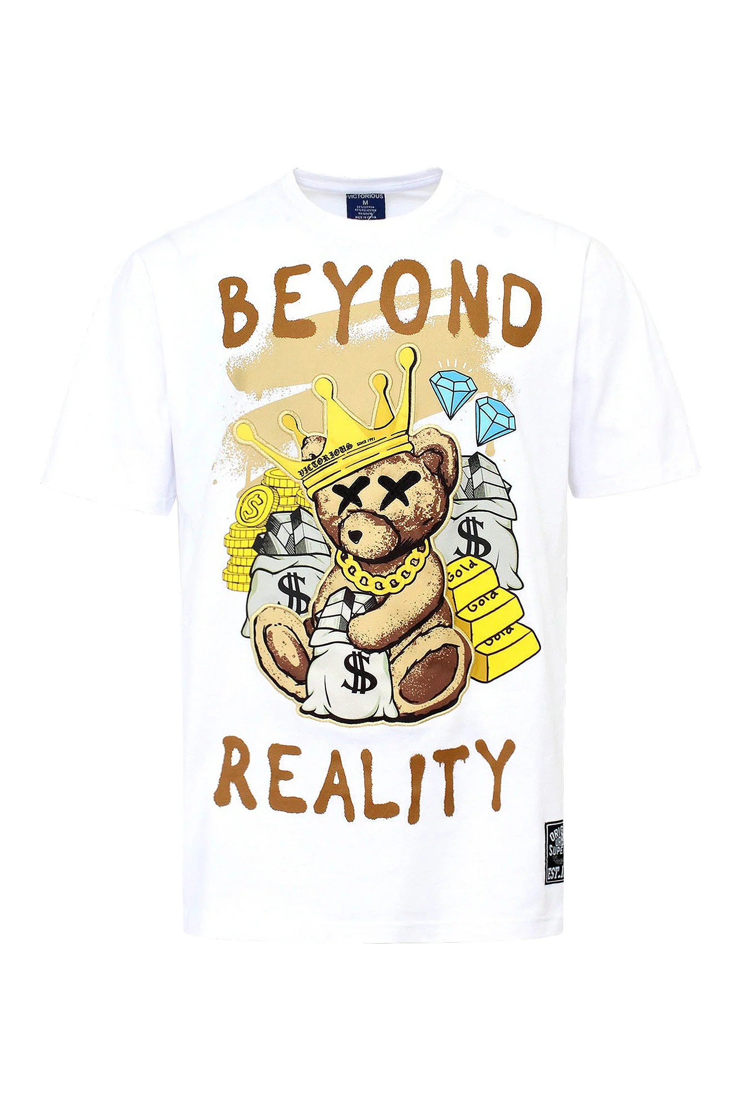 Men's Beyond Reality Patched Graphic T-Shirt - Image 4