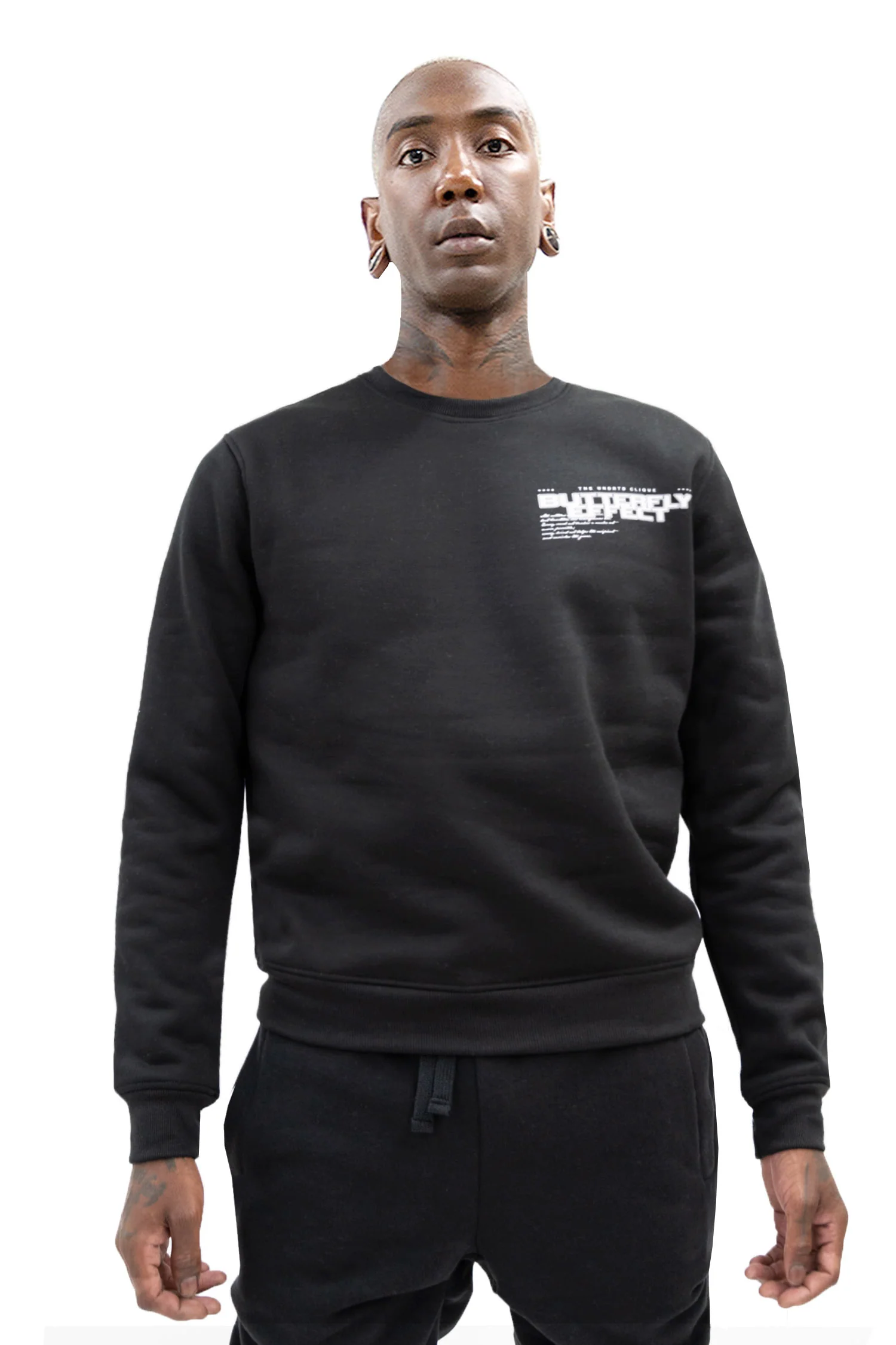 Men's Butterfly Effect Long Sleeve Graphic Crewneck Sweatshirt - Image 11