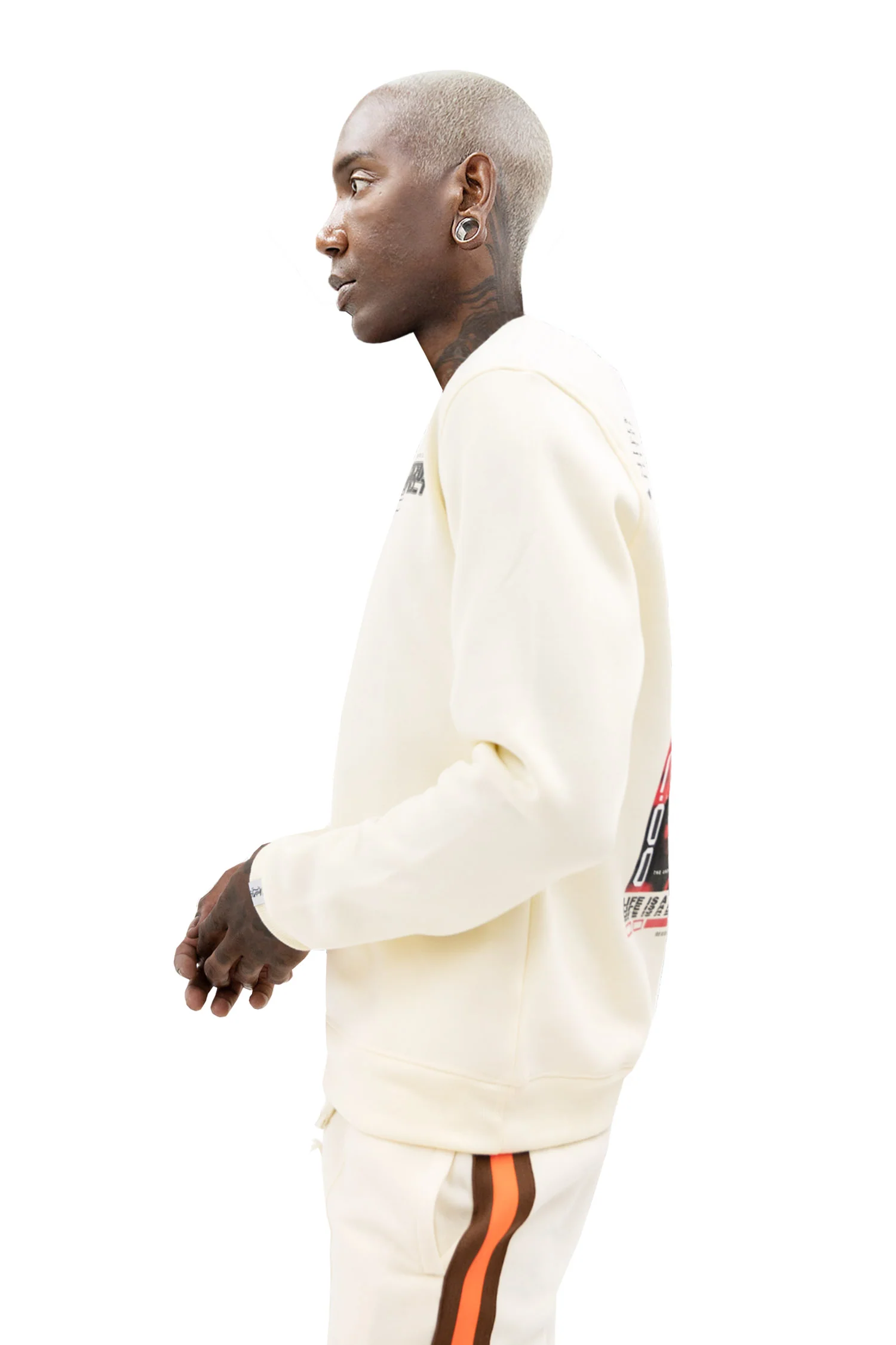 Men's Butterfly Effect Long Sleeve Graphic Crewneck Sweatshirt - Image 17