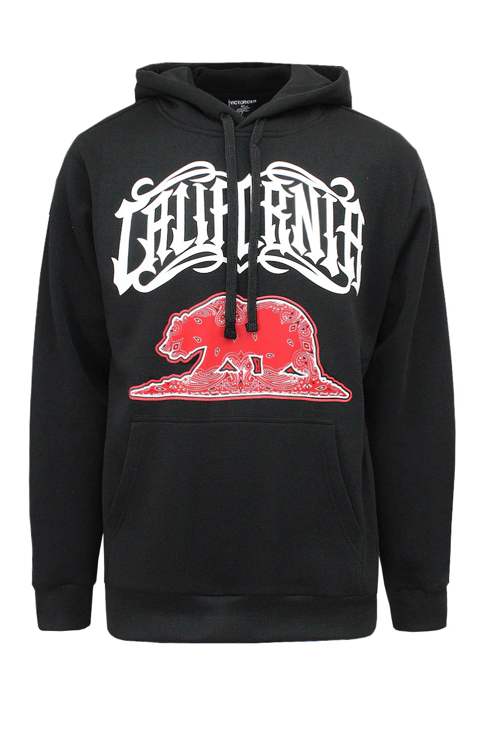 Men's California Bear Fleece Pullover Hoodie