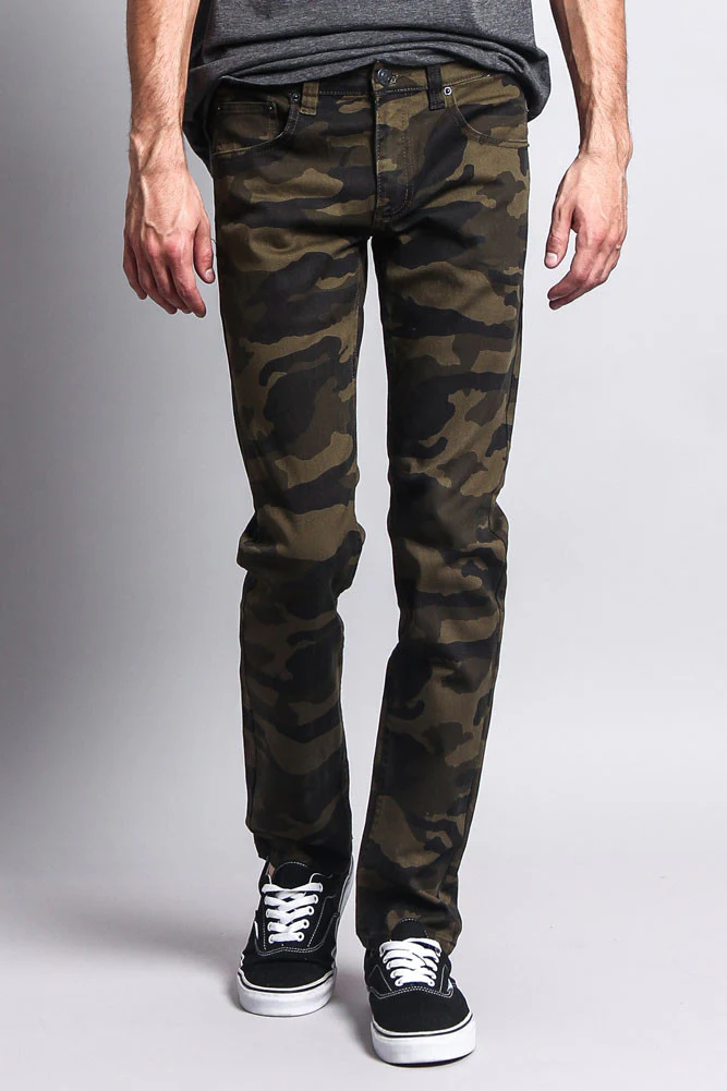 Men's Camo Skinny Jeans - Image 15