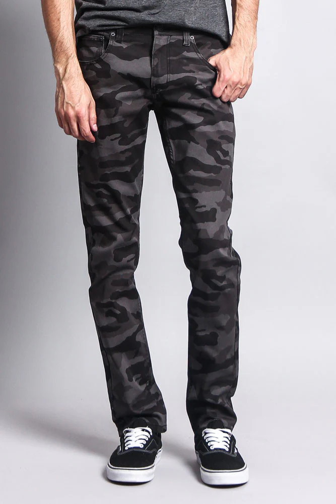 Men's Camo Skinny Jeans - Image 3