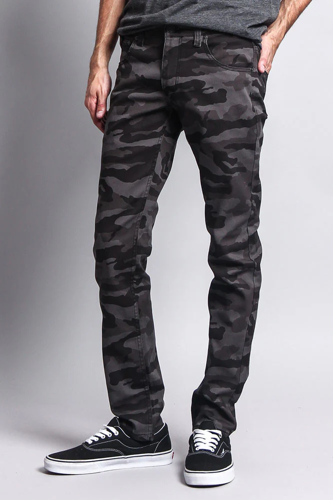 Men's Camo Skinny Jeans - Image 4
